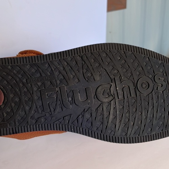 FLUCHOS Men's Brown Leather Strap‎ Casual Shoes MADE IN SPAIN Mens 10 (43) - Picture 7 of 8